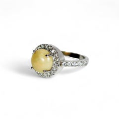 Natural Opal  Gemstone Ring