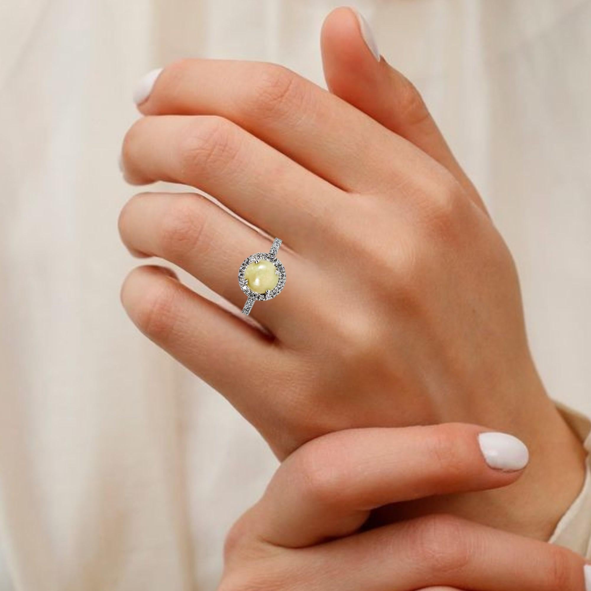 Natürlicher Opal  Edelstein-Ring Damen im Angebot