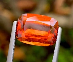Natural Orange Grossular Garnet 4.84 Carat – Loose Garnet Gemstone for Ring