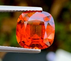 Natural Orange Grossular Garnet 4.89 Carat – Loose Garnet Gemstone for Ring
