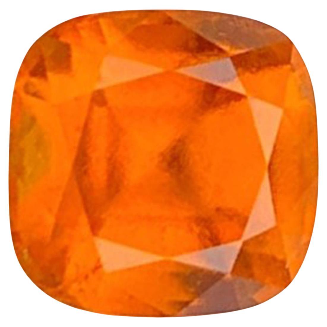 Gema de Granate Grossular Naranja Natural: 4.75 quilates talla cojín en venta