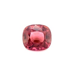 Natural Orange Pink Tourmaline 1.69ct Cushion Cut Loose Gemstone