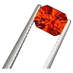 Natural Orange Spessartine Garnet Gemstone: 2.50 Carat January Birthstone
