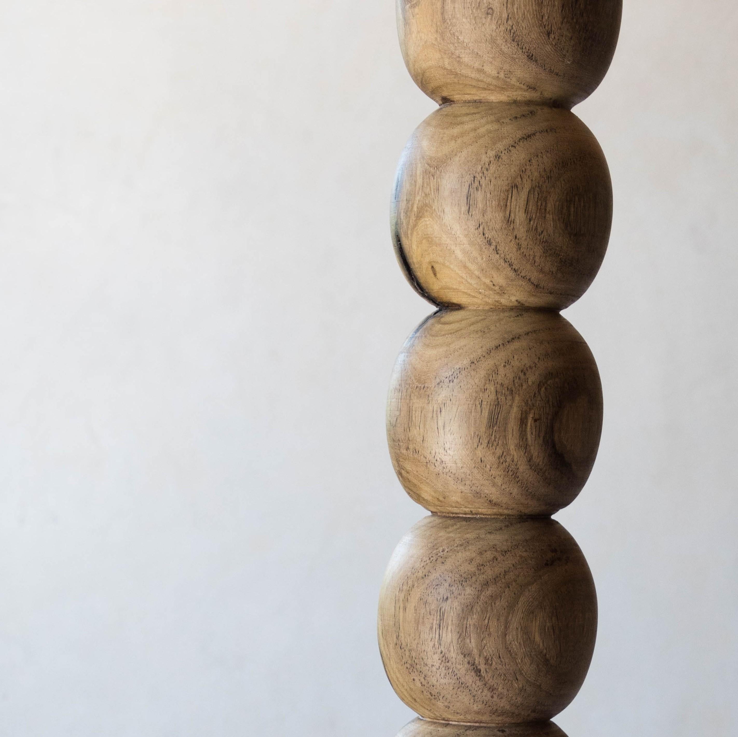 Post-Modern Natural Original L6 Wood Pendant Lamp by Daniel Orozco