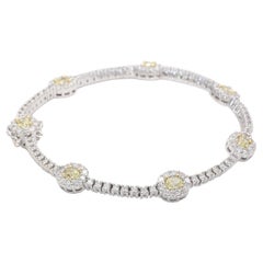 White Gold Link Bracelets