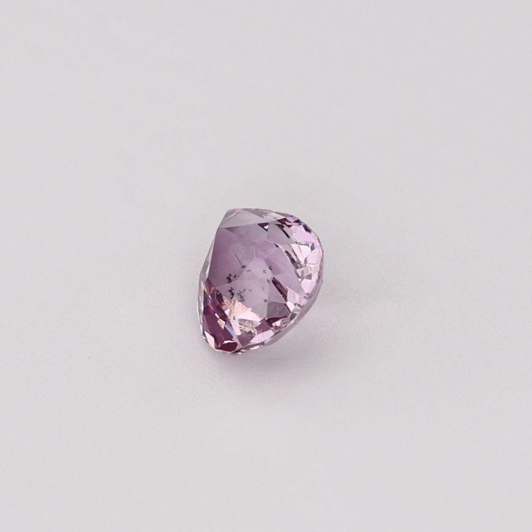 Pear Cut Natural Padparadscha Sapphire Natural, Unheated 0.50 Ct Ceylon For Sale