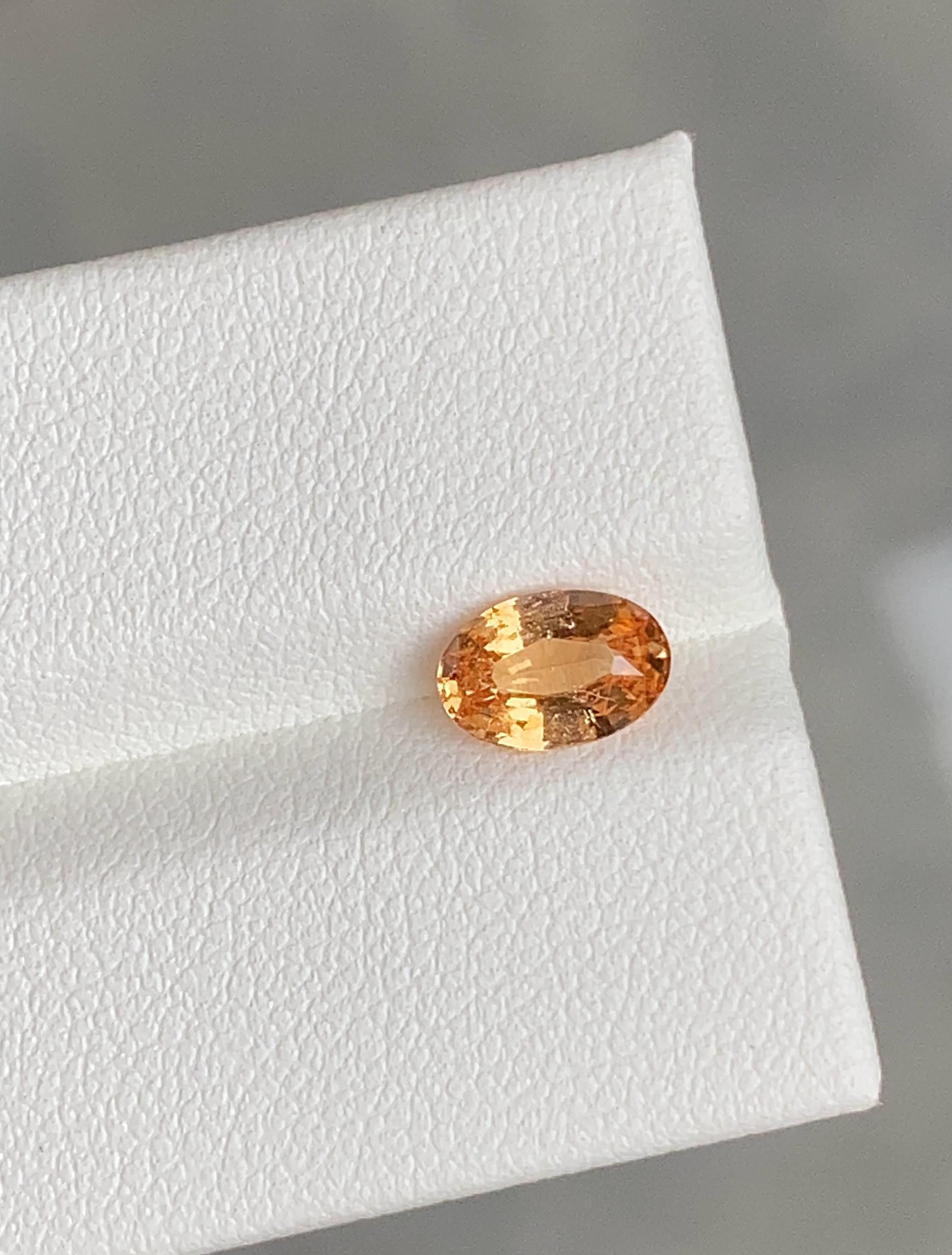 Natural Padparadscha Sapphire, come with a Sunset Peach Color with Golden hues and luster and perfect cut, unheated

• Variety: Sapphire 
• Origin: Sri Lanka (Ceylon)
• Color(s): Sunset Peach Color
• Shape/Cutting Style: oval
• Dimensions: 6.5mm x