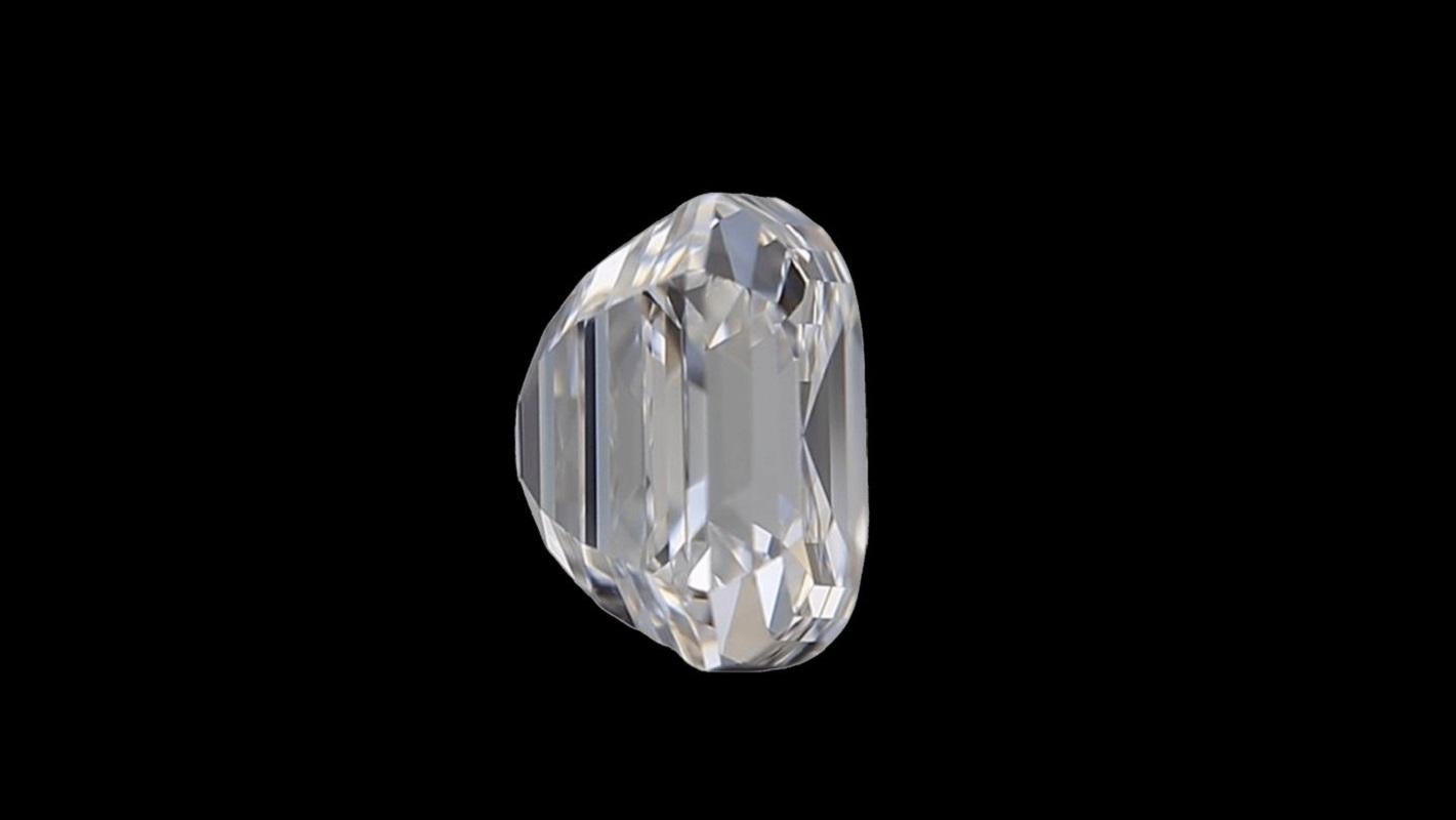 Women's or Men's Natural Pair of Asher Diamond in a 1.85 Carat Total Weight with D VVS1, GIA Cert For Sale