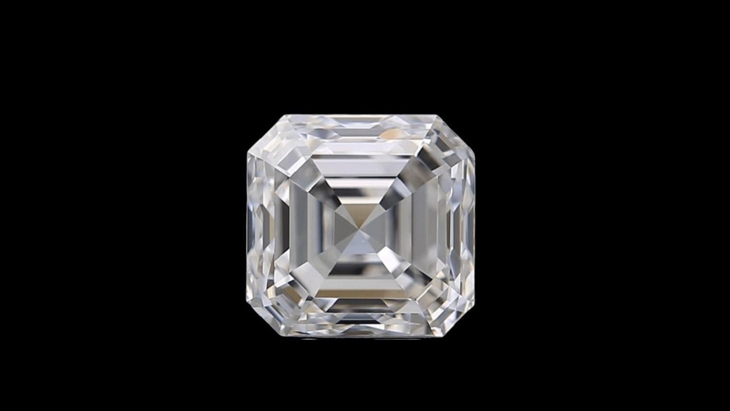 Natural Pair of Asher Diamond in a 1.85 Carat Total Weight with D VVS1, GIA Cert For Sale 1
