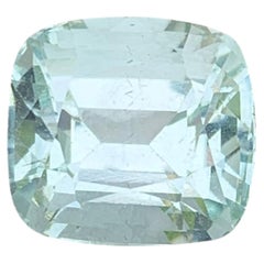Natural Pakistan Aquamarine Gemstone 5.81 Carat Cushion Cut – Loose Sky Blue