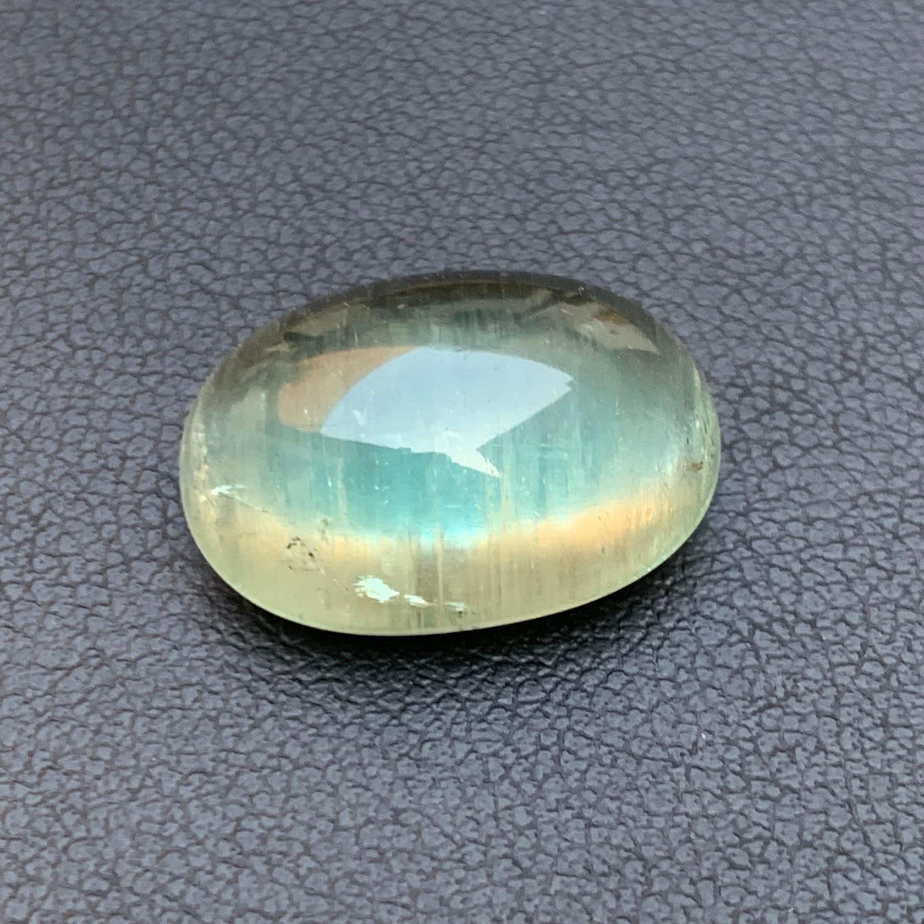Pale Green Natural Beryl Loose Gemstone Cabochon with cat’s eye effect perfect for Ring, Pendant, Bracelet or any other Jewelry Settings!!

💎 GEMSTONE TYPE: Beryl
⚖️ WEIGHT: 13.10 Carats
🪚 SHAPE & CUT: Cabochon Cut
📏 SIZE (MM): 18.12 x 13.41 x