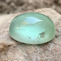 Natural Pale Green Beryl Ring Necklace Pendant Loose Gemstone Cabochon 28.45 Ct