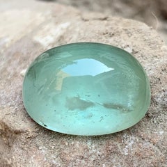 Natural Pale Green Beryl Ring Necklace Pendant Loose Gemstone Cabochon 32.30 Ct