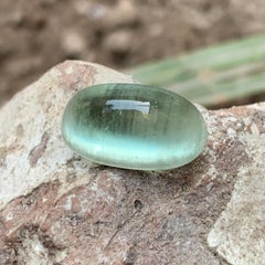 Natural Pale Green Beryl Ring Necklace Pendant Loose Gemstone Cabochon 9 Carat