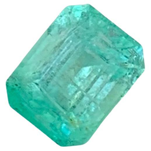 Natural Pastel Green Emerald Gemstone 1.70 Carats Afghan Emerald For Jewelry Use For Sale