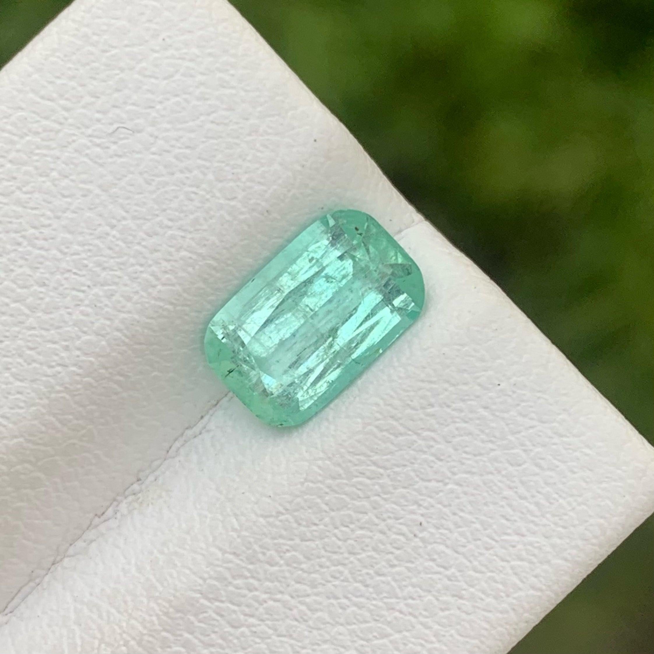 Natural Light Green Emerald Gemstone, Available For Sale At wholesale Price Natural High Quality, 1.95 Carats Loose Emerald From Afghanistan.

Product Information:
GEMSTONE TYPE: Natural Pastel Green Emerald Stone
WEIGHT: 1.95 Carats
DIMENSIONS: 9.9