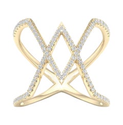 Natural Pave Diamond Ring 925 Sterling Silver Beautiful Engagement Ring For Her.
