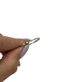 Natural Pave Diamond Ring 925 Sterling Silver Propose Ring Simple Gift For Women