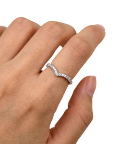 Natural Pave Diamond Ring For Women 925 Sterling Silver Unique Design Ring.