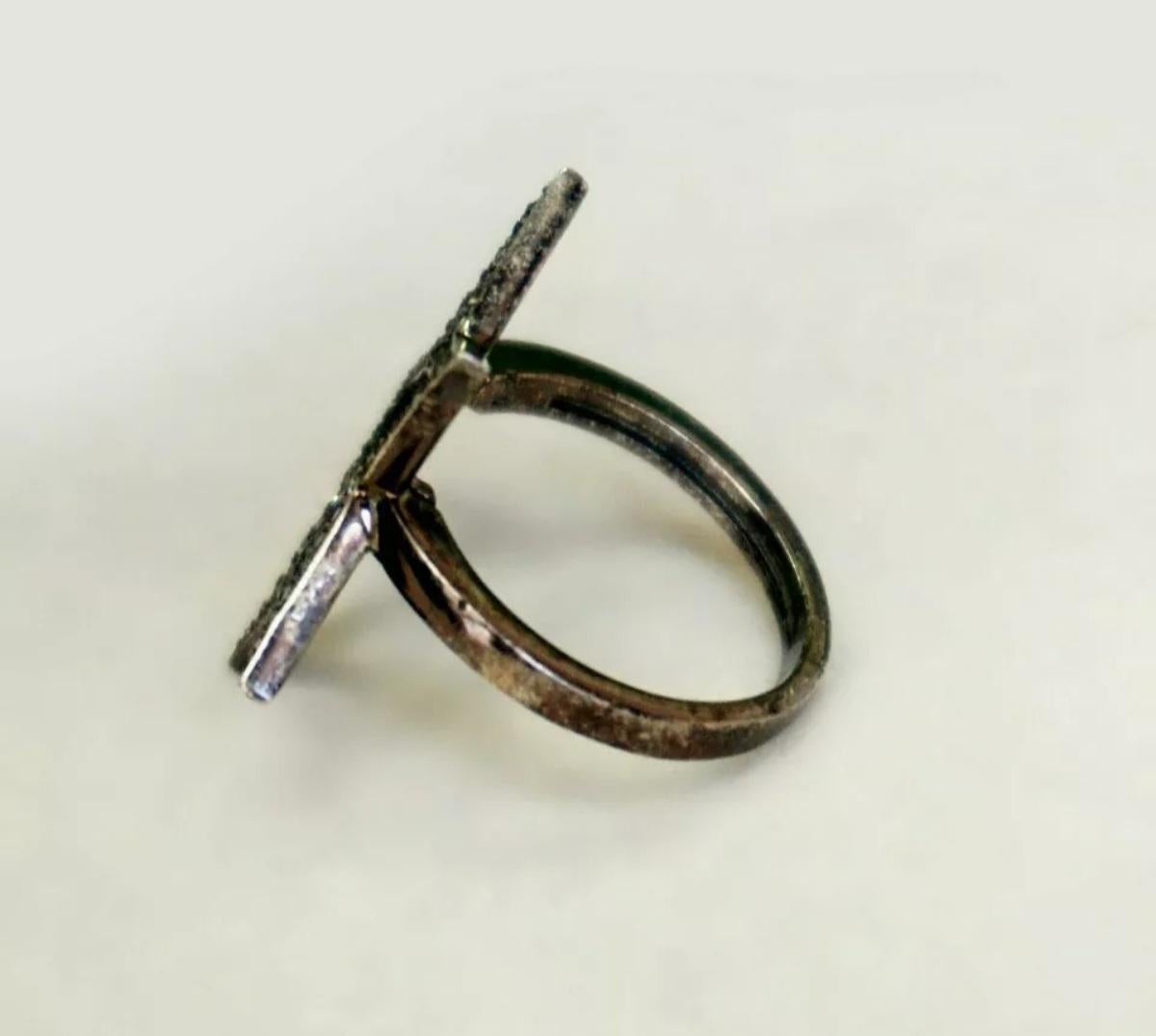 Art déco Bague étoile en diamants pavés naturels 925, bijouterie faite à la main, cadeau de anniversaire pour fille en vente
