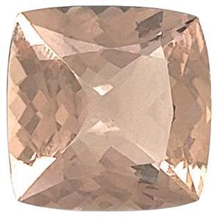 Morganite naturelle taille coussin de 11,29 carats, pierre précieuse non sertie Bijoux Morganite