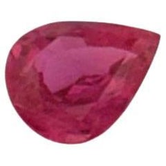 Natural Pear Shaped 1.36CT Loose Heated Red Ruby