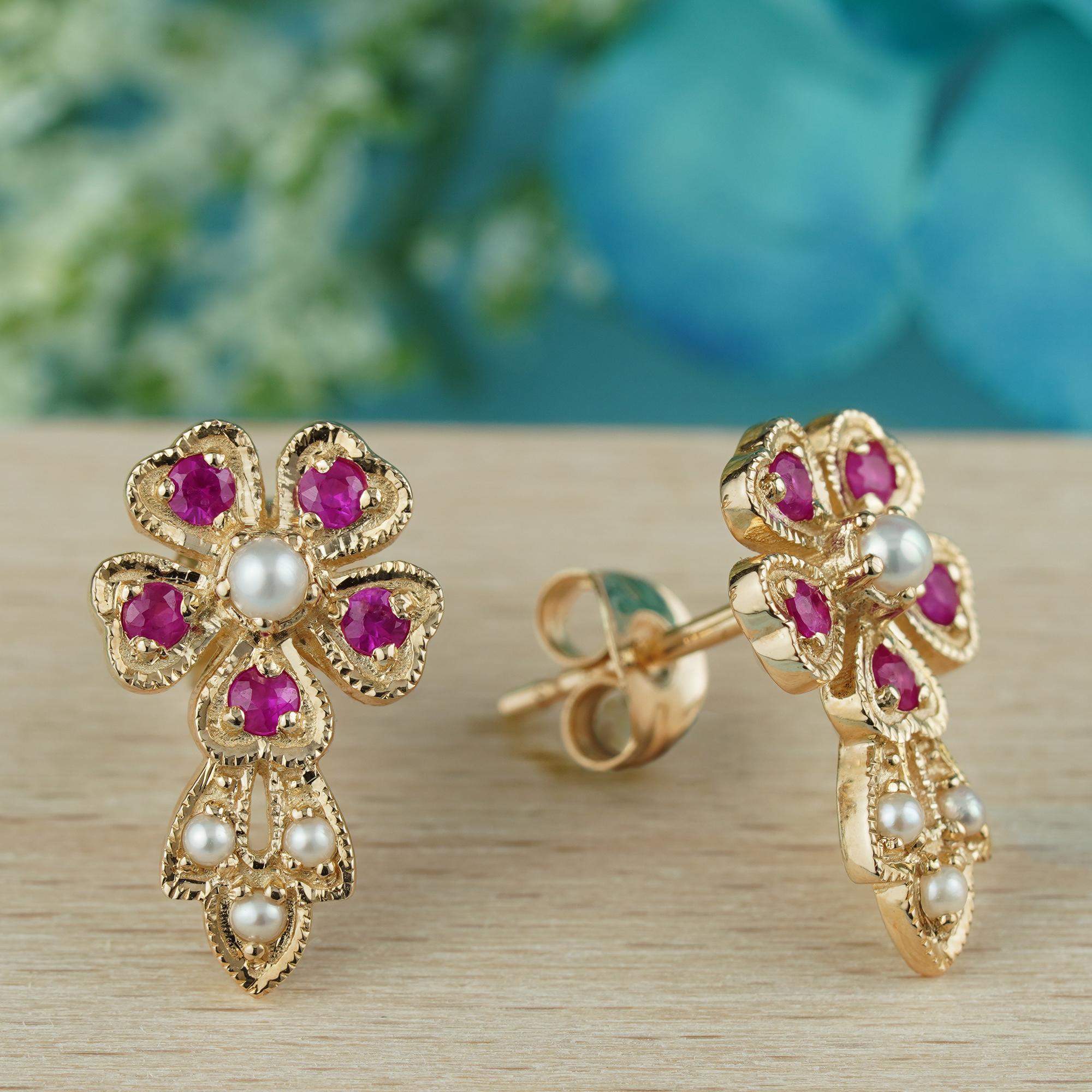 Add a delicate and unique aesthetic to your look with this earrings by GEMMA FILIGREE. Our antique design gold earrings equate to delicacy and light openwork, while maintains strength for everyday wear for a lifetime.
This lovely design earrings
