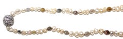 Hakimoto Natural Color  Diamonds and Natural Baroque Pearls from Bahrain