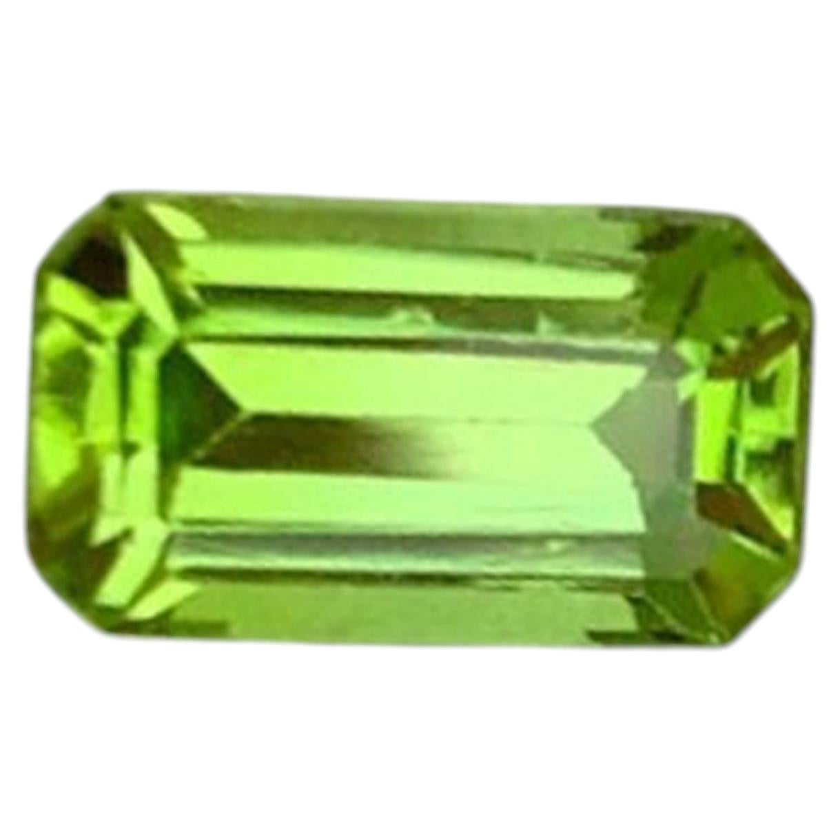 Natural Peridot Gemstone: 1.09 Carat August Birthstone From Pakistan