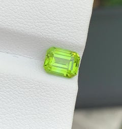 Natural Peridot Gemstone 1.36 Carat – Olive Green Loose Gemstone for Ring