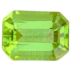Natural Peridot Gemstone: 1.37 carat Natural August Birthstone From Pakistan