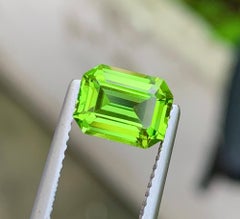 Natural Peridot Gemstone 2.26 Carat – Olive Green Loose Gemstone for Ring
