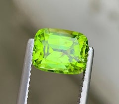Natural Peridot Gemstone 2.32 Carat – Olive Green Loose Gemstone for Ring