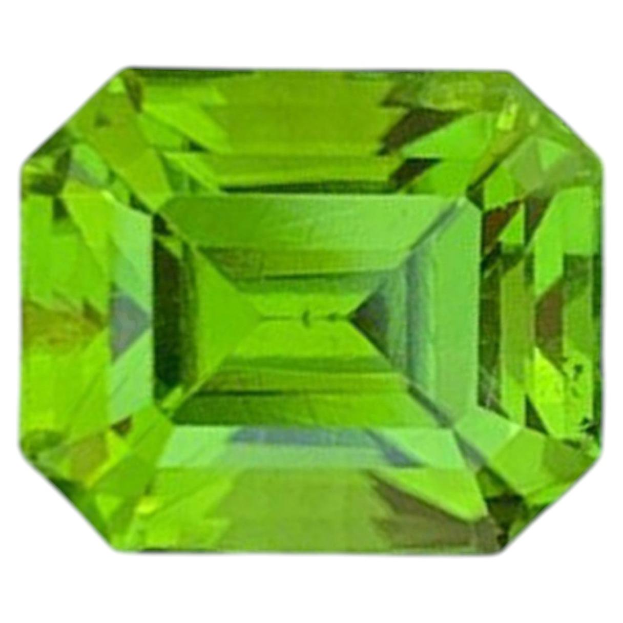 Natural Peridot Gemstone: 3.55 Carat August Birthstone From Pakistan
