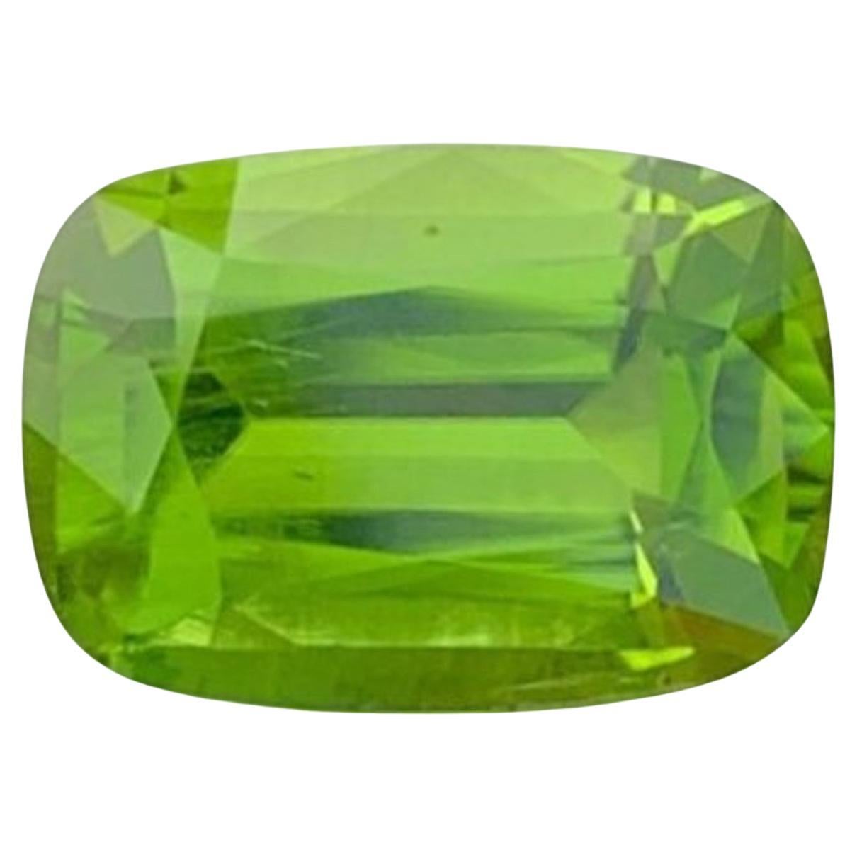 Natürlicher Peridot-Edelstein: 4,83 Karat im Kissenschliff, August-Geburtsstein