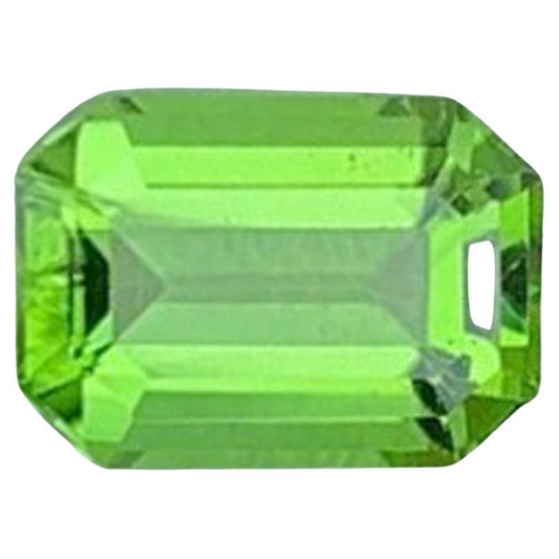 Natürliche Peridot Edelsteine, Top Farbe Smaragd Schliff Peridot Lose Edelstein 1,29 CT im Angebot