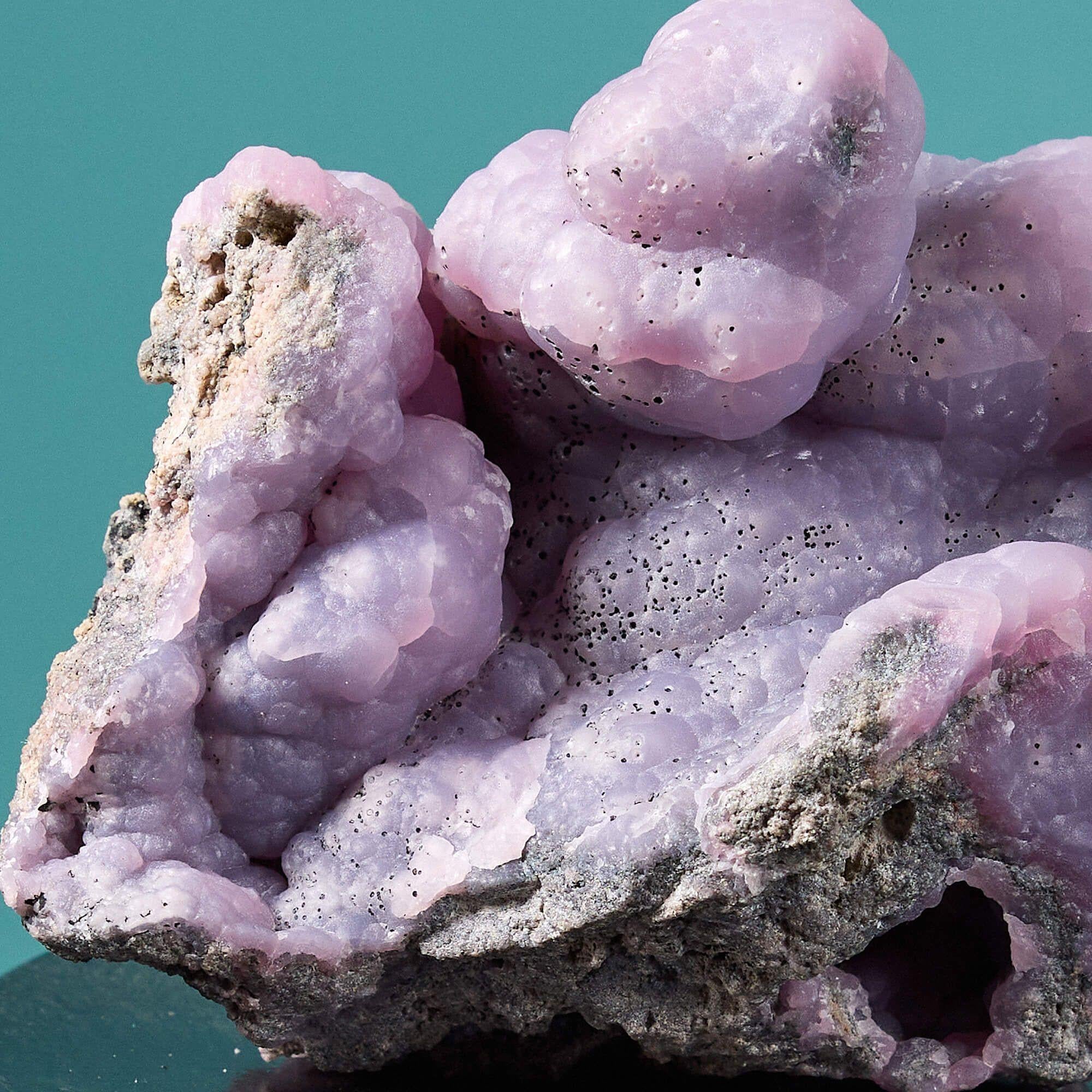 Mexican Natural Pink Botryoidal Smithsonite Specimen For Sale