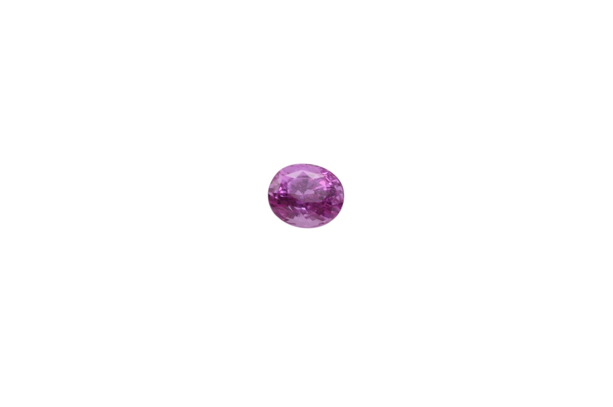 Aesthetic Movement Natural Pink Ceylon Saphire – 1.44 ct