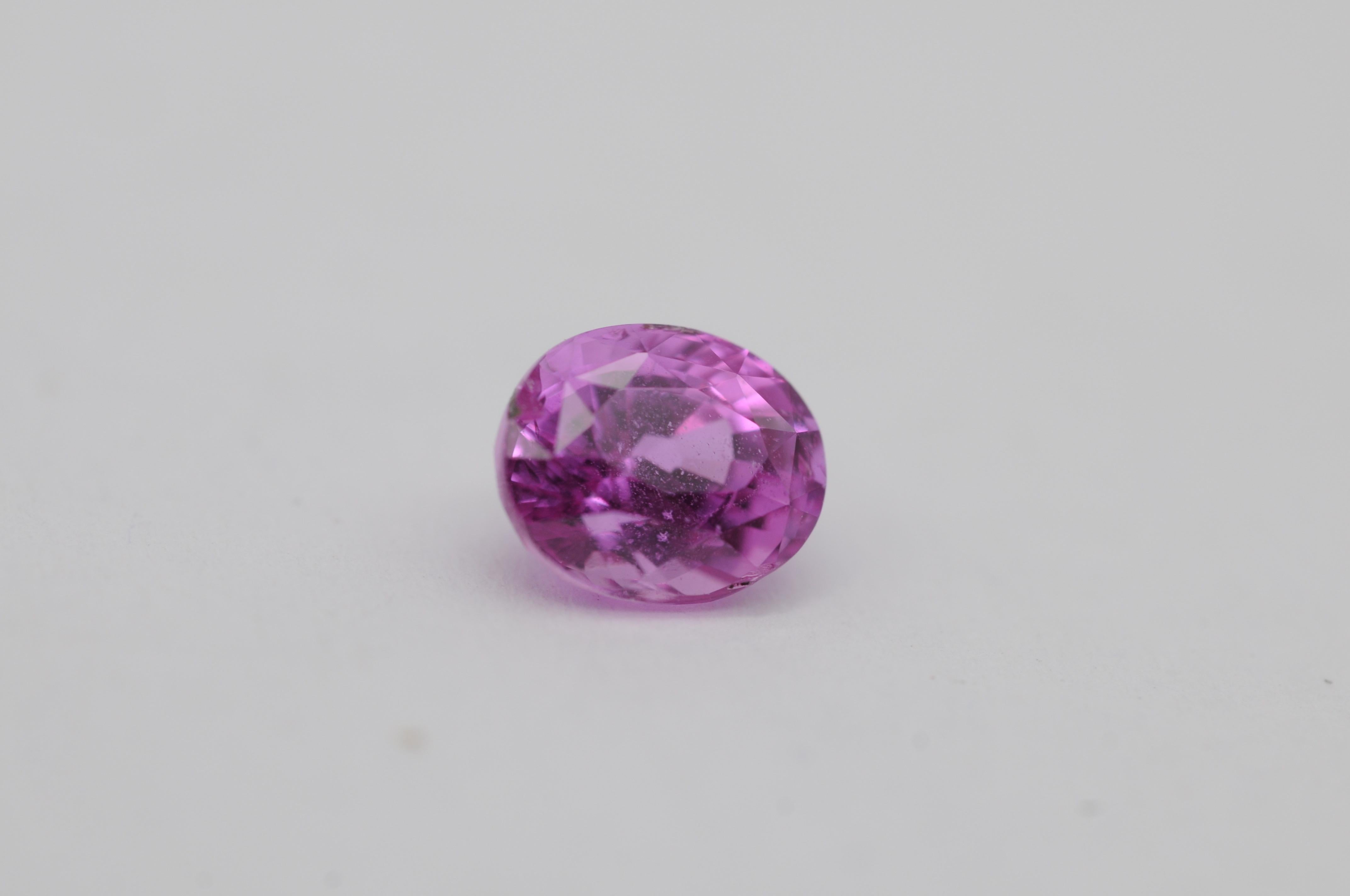 Oval Cut Natural Pink Ceylon Saphire – 1.44 ct