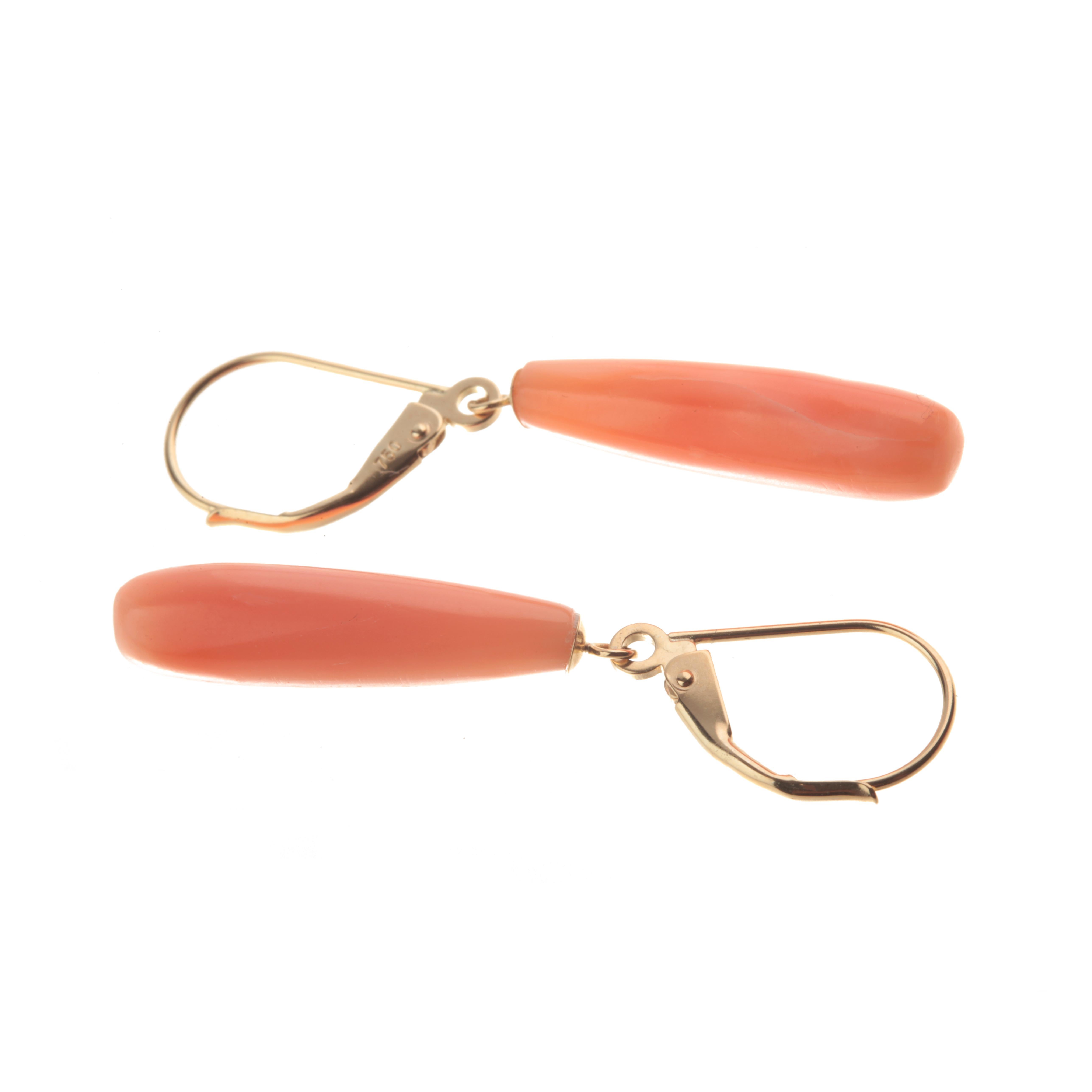 coral earrings uk