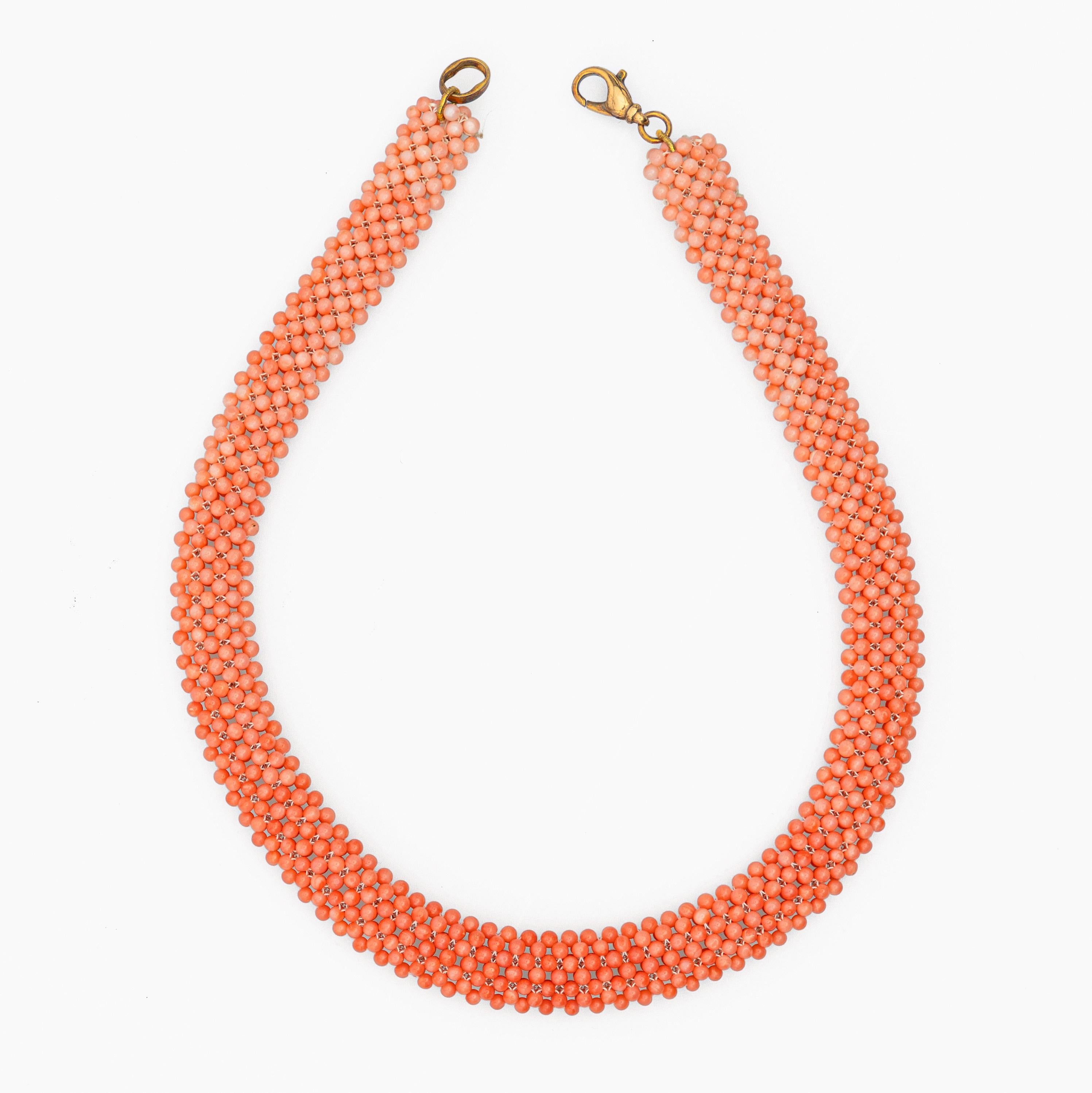 pink coral jewellery