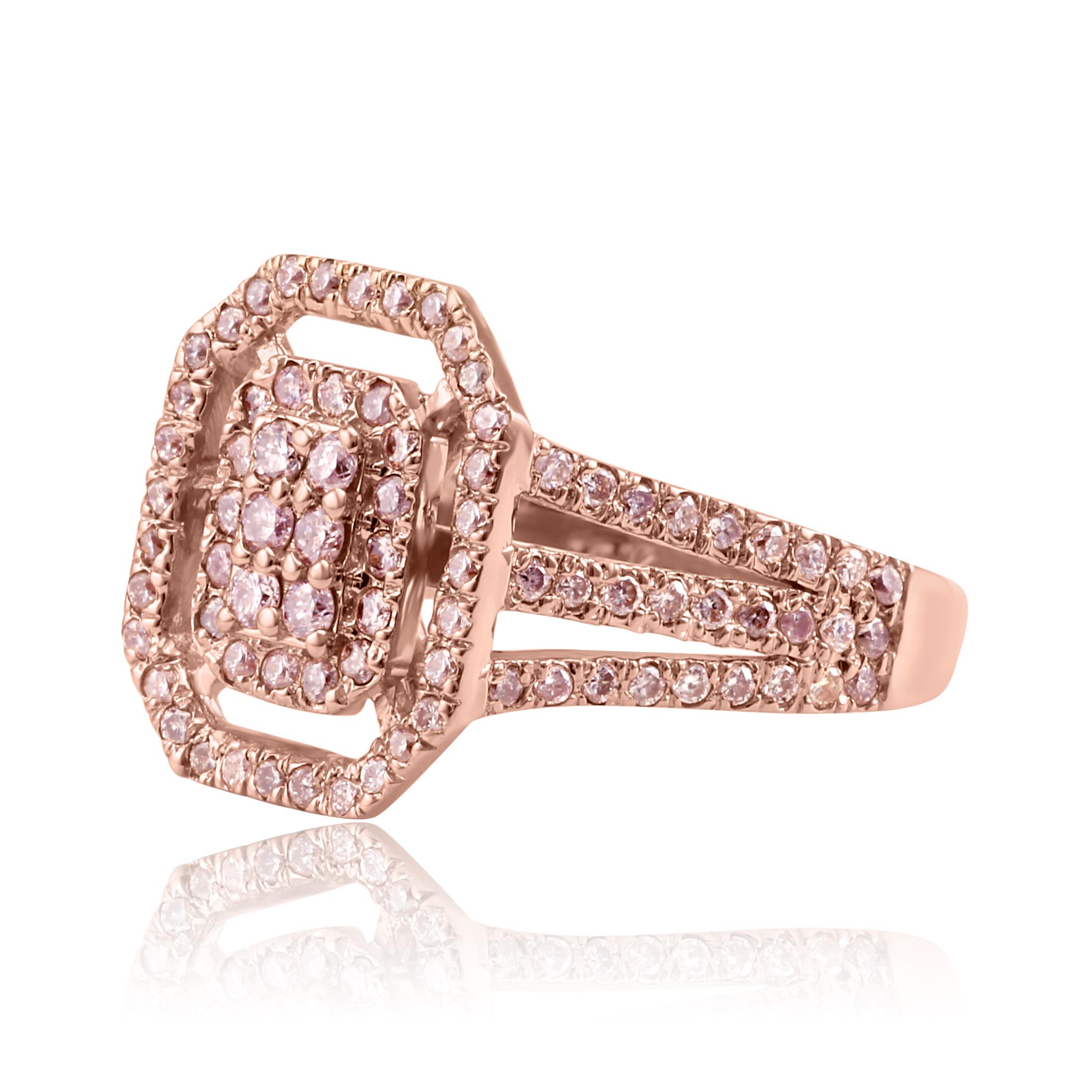 rose gold fashion rings