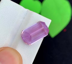 Gemma naturale Kunzite rosa: 14.90 carati di pietra di nascita di novembre sfaccettata