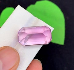 Natural Pink Kunzite Gemstone: 35.75 Carat Faceted November Birthstone