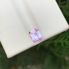 Natural Pink Loose Kunzite Gemstone 1.45 Carats Faceted Kunzite Gemstone
