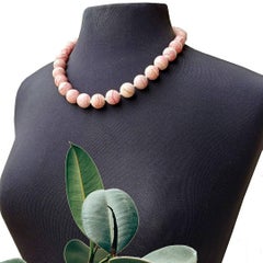 Pink Rhodochrosite Necklace