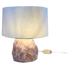 Natural Pink Rock Crystal Lamp 
