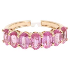 Natural Pink Sapphire 1.80cts Ring in 14k Gold