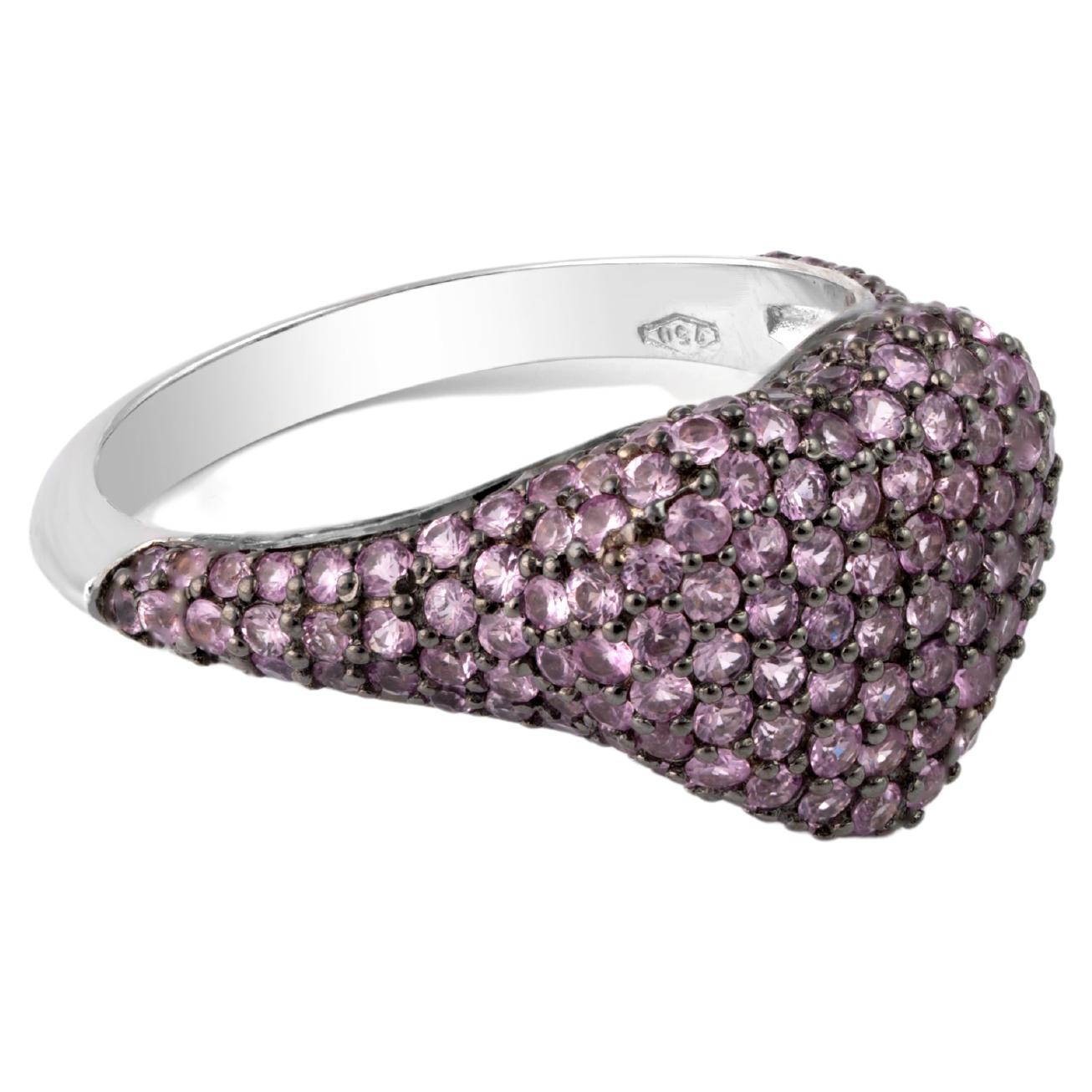 Natural Pink Sapphire 2.06cts in 18k Gold 3.96gms Ring