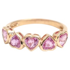 Natural Pink Sapphire 2.08cts Ring in 14k Gold